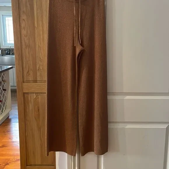 Alc. Quentin pants in toffee/rose gold new no tags luxurious joggers - Picture 7 of 11